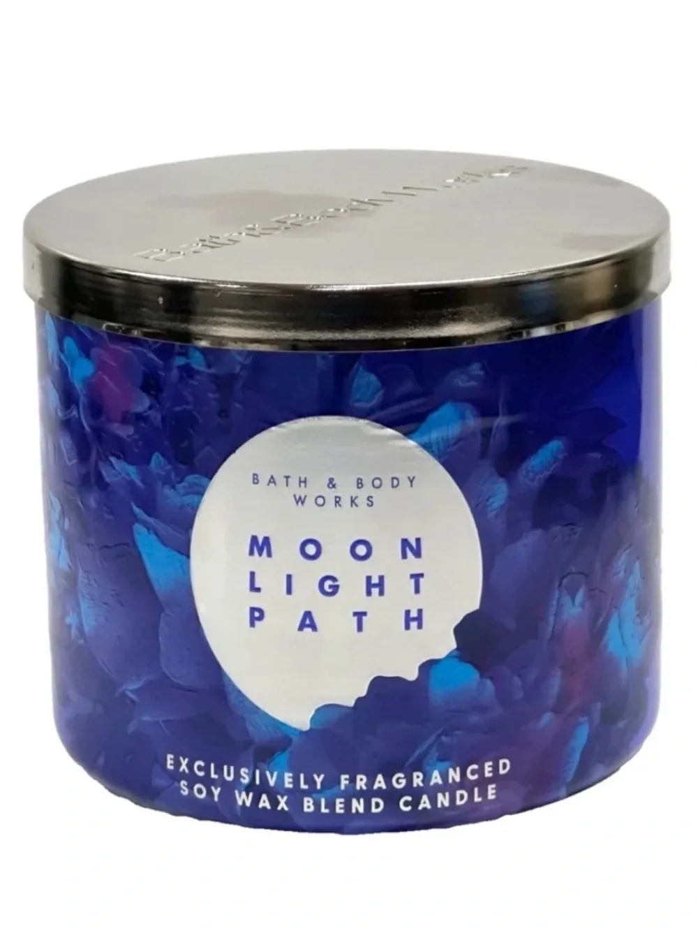 Bath & Body Works Moonlight Path Blue Jar Candle